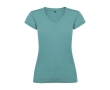 Women’s 100% cotton jersey t-shirt, 155 g/m², Roly  colour aquamarine