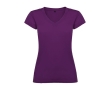Women’s 100% cotton jersey t-shirt, 155 g/m², Roly colour purple