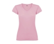 Women’s 100% cotton jersey t-shirt, 155 g/m², Roly colour light pink