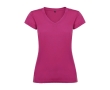 Women’s 100% cotton jersey t-shirt, 155 g/m², Roly colour fuchsia