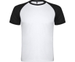 Unisex short-sleeve sports polyester t-shirt 140 g/m², Roly  colour black