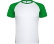 Unisex short-sleeve sports polyester t-shirt 140 g/m², Roly  colour green