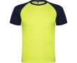 Unisex short-sleeve sports polyester t-shirt 140 g/m², Roly  colour neon yellow