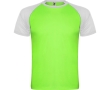 Unisex short-sleeve sports polyester t-shirt 140 g/m², Roly  colour neon green