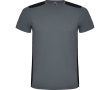 Unisex short-sleeve sports polyester t-shirt 130 g/m², Roly  colour dark grey