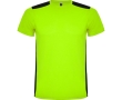 Unisex short-sleeve sports polyester t-shirt 130 g/m², Roly  colour lime