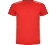 Unisex short-sleeve sports polyester t-shirt 130 g/m², Roly  colour red