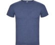 Men's heathered cotton and polyester t-shirt 150 g/m², Roly  colour marbled blue