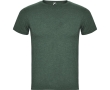 Men's heathered cotton and polyester t-shirt 150 g/m², Roly  colour marbled green