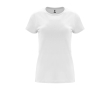 Women’s 100% cotton jersey t-shirt, 170 g/m², Roly colour white