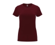 Women’s 100% cotton jersey t-shirt, 170 g/m², Roly colour burgundy