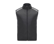 Windproof and breathable unisex running vest, 70 g/m², Roly colour black