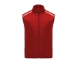 Windproof and breathable unisex running vest, 70 g/m², Roly colour red