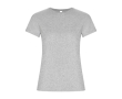 Women’s 100% organic cotton t-shirt, 160 g/m², Roly colour heather light grey
