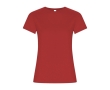 Women’s 100% organic cotton t-shirt, 160 g/m², Roly colour red