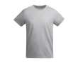 Men’s organic cotton jersey t-shirt, 175 g/m², Roly colour heather light grey