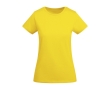 Women’s organic cotton jersey t-shirt, 175 g/m², Roly colour yellow