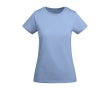 Women’s organic cotton jersey t-shirt, 175 g/m², Roly colour light blue