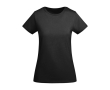 Women’s organic cotton jersey t-shirt, 175 g/m², Roly colour black