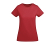 Women’s organic cotton jersey t-shirt, 175 g/m², Roly colour red