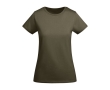 Women’s organic cotton jersey t-shirt, 175 g/m², Roly colour military green