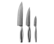 Luxury kitchen knife set in stainless steel for giveaways colour shiny silver