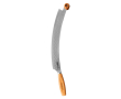 Boska stainless steel double-grip pizza and cheese knife colour silver
