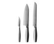 Premium stainless steel kitchen knife set colour shiny silver