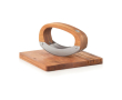 Kitchen set with rocking knife and chopping board AdHoc RoccaVerde colour brown