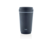 Recycled plastic thermal cup with 360° lid Topl 350ml colour navy-blue