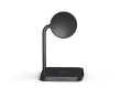 Zens Qi magnetic desktop double wireless charger stand colour black