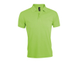 Branded polo shirt, polyester & cotton, 200 g/m2, SOL'S Prime Men colour light-green