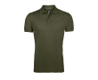Branded polo shirt, polyester & cotton, 200 g/m2, SOL'S Prime Men colour military green