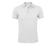 Branded polo shirt, polyester & cotton, 200 g/m2, SOL'S Prime Men colour heather light grey