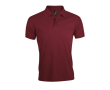 Branded polo shirt, polyester & cotton, 200 g/m2, SOL'S Prime Men colour burgundy