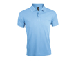 Branded polo shirt, polyester & cotton, 200 g/m2, SOL'S Prime Men colour pastel blue