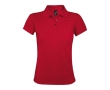 Women's polo shirt, polyester and cotton, 200 g/m2, SOL'S Prime colour red