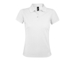 Women's polo shirt, polyester and cotton, 200 g/m2, SOL'S Prime colour white