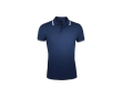 Men's two-tone polo shirt, 200 g/m2, SOL'S Pasadena colour navy-blue