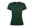 Women's sports t-shirt from polyester, 140 g/m2, SOL'S Pioneer colour bottle green