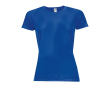 Women's sports t-shirt from polyester, 140 g/m2, SOL'S Pioneer colour royal blue
