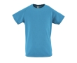 Boys' polyester sports t-shirt, 140 g/m2, SOL'S Sporty colour cyan blue