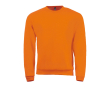 Men's sweatshirt in polyester & cotton, 260 g/m2, SOL'S Spider colour orange