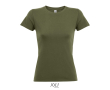 Women's t-shirt made of 100% cotton, 150 g/m2, SOL'S Regent  colour military green