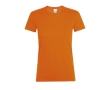 Women's t-shirt made of 100% cotton, 150 g/m2, SOL'S Regent colour orange