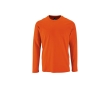 Long sleeve t-shirt, 100% cotton, 190 g/m2, SOL'S Imperial colour orange