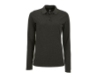 Women's long-sleeved polo shirt, cotton, 180 g/m2, SOL'S Perfect colour antracite