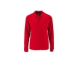 Long sleeve men's polo shirt, cotton, 180 g/m2, SOL'S Perfect colour red