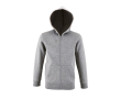 Children's cotton hooded sweatshirt, 260 g/m2, SOL'S Stone Kids colour light grey