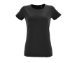 Cotton t-shirt for women, 150 g/m2, SOL'S Regent Fit colour black